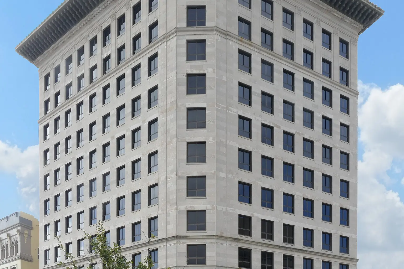 Historic U.S. National Bank Building in Galveston