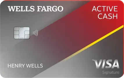 Wells Fargo Active Cash card artwork from the issuer’s official product page