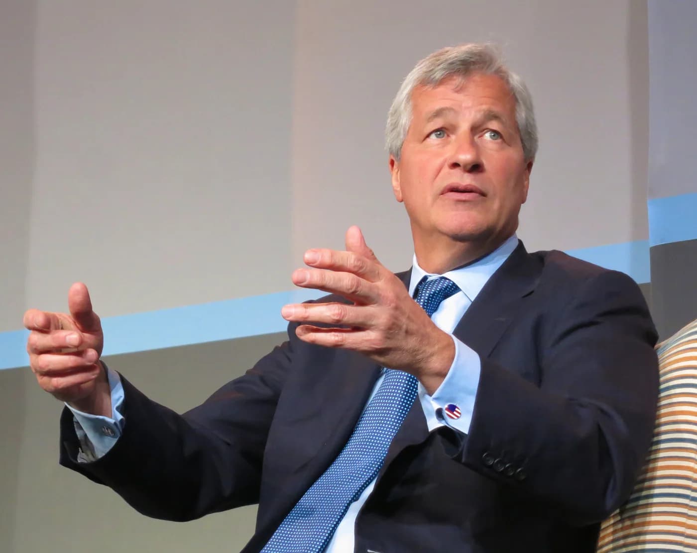 Jamie Dimon at a JPMorgan healthcare investment conference