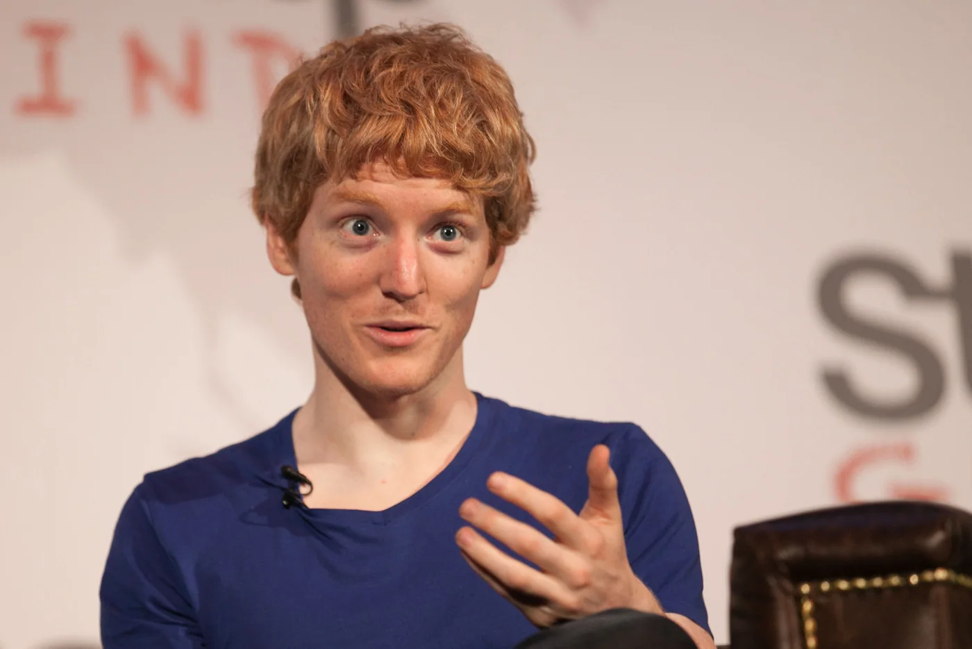 Patrick Collison fotografiado en 2015