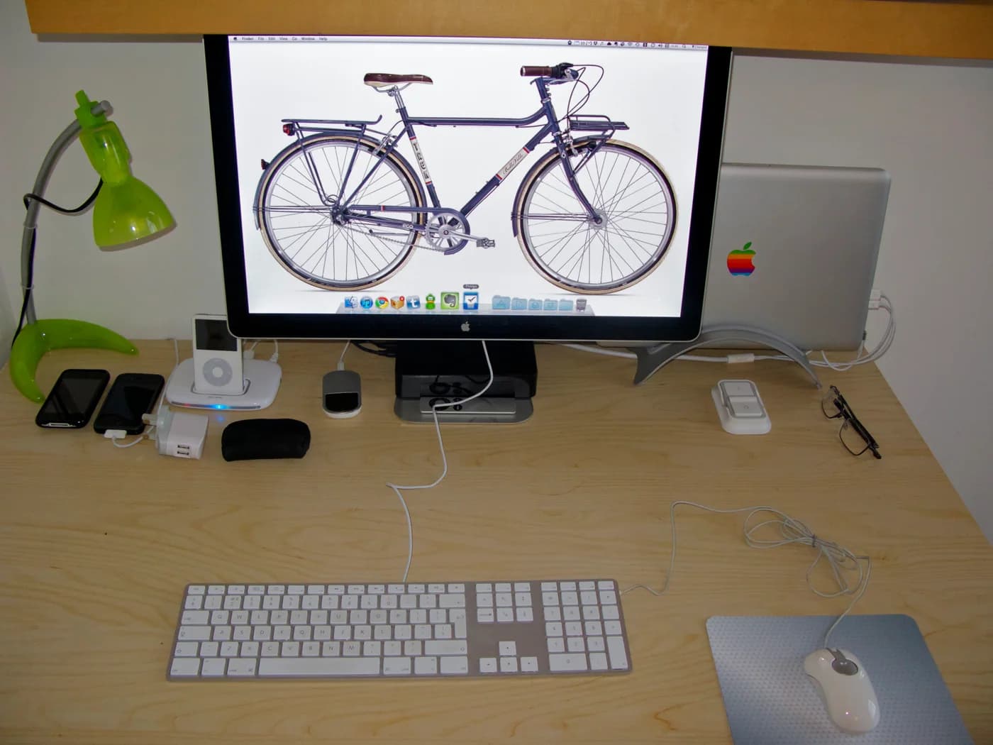 A laptop workspace, shown as a workplace reference