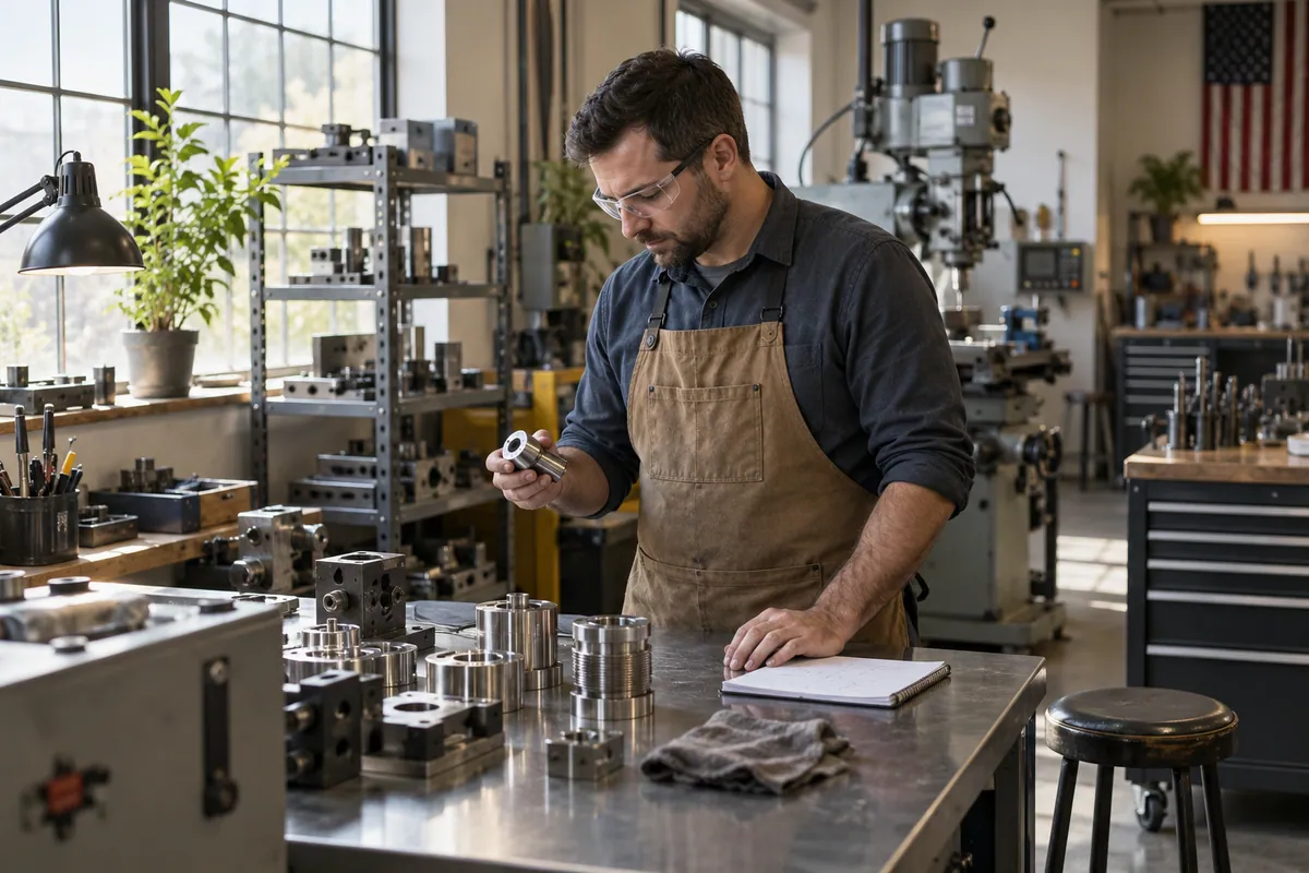 Independent business workspace prepared for a financing discussion