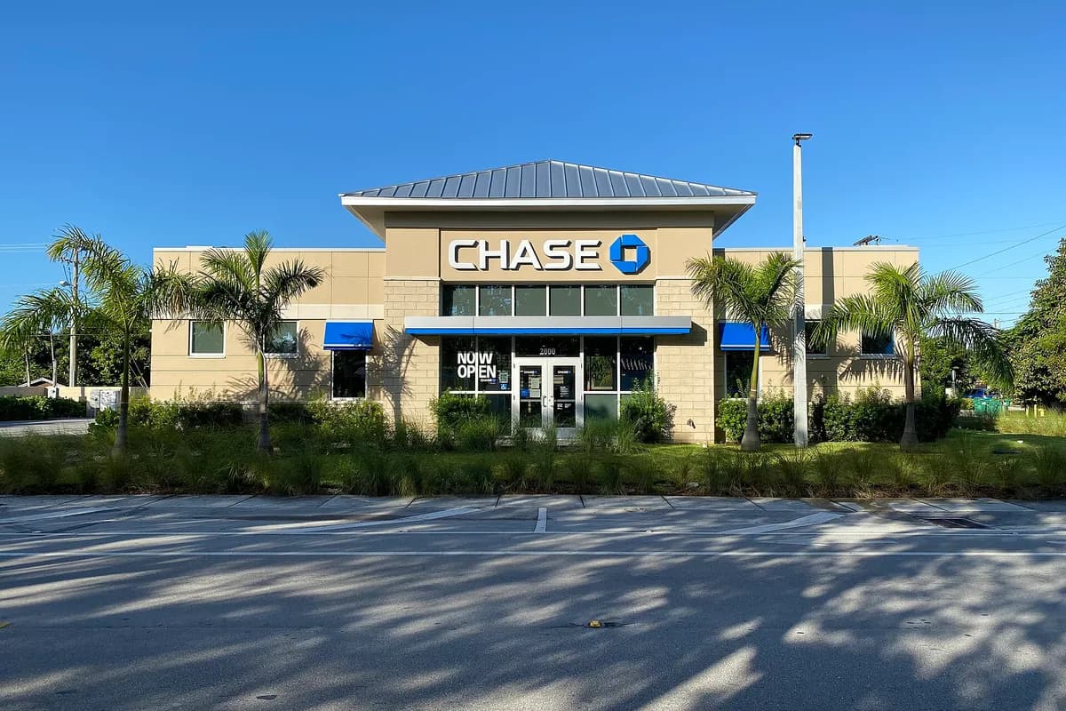 Chase bank branch in Miami, Florida