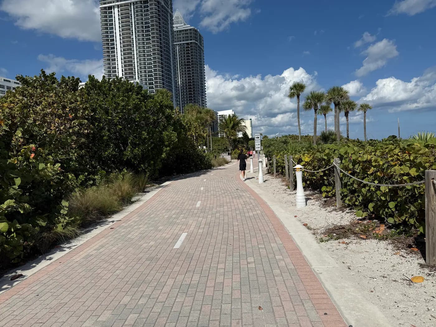 The Miami Beach boardwalk near Midbeach Park