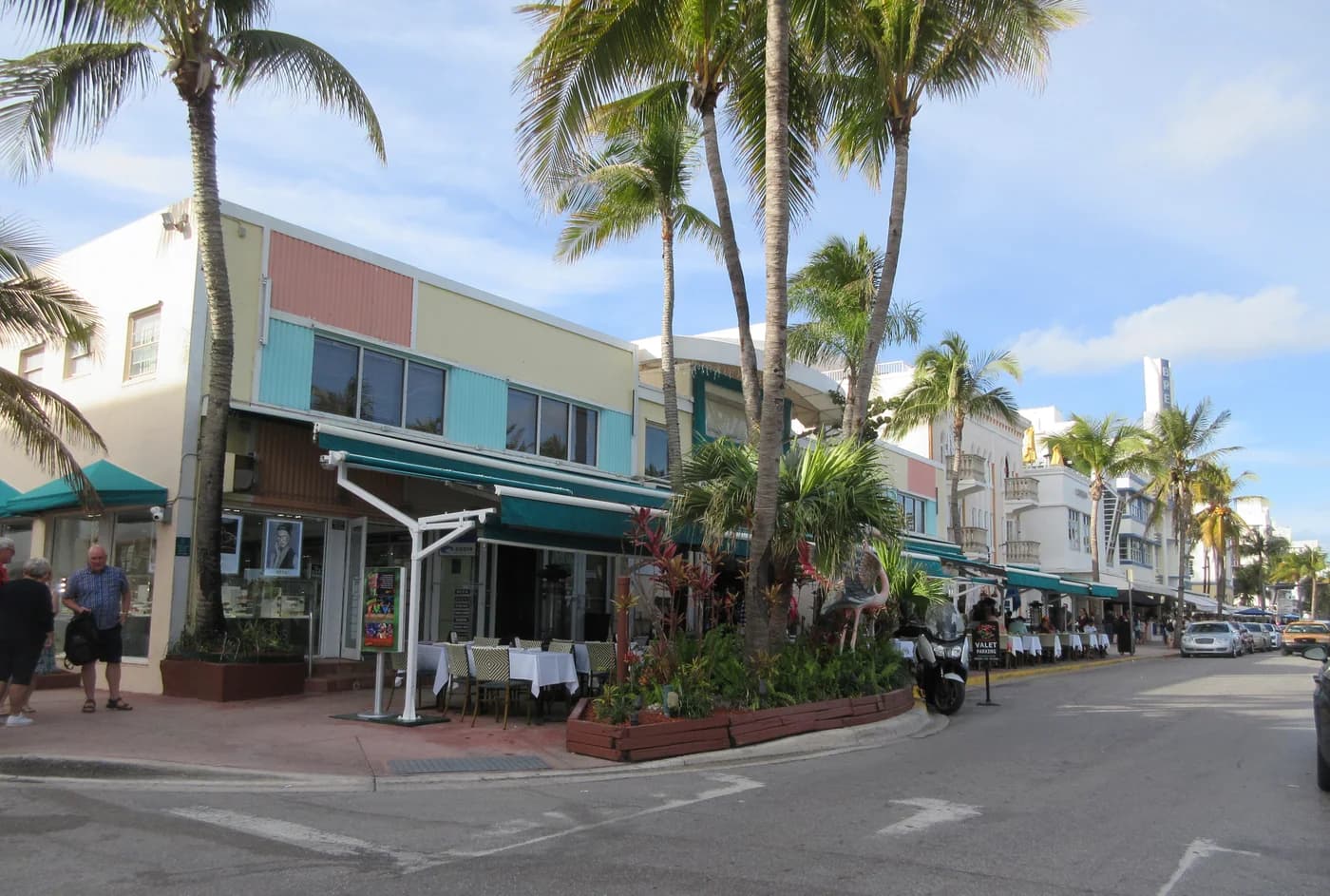 An archival view of the Ocean Drive area in Miami Beach