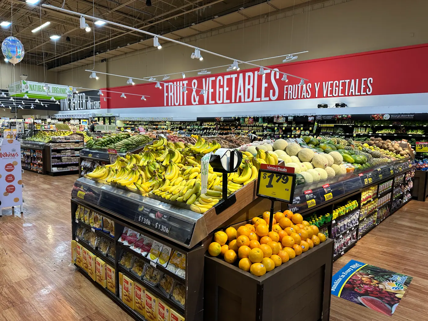 Archival reference photograph inside a Winn-Dixie supermarket in Miami, Florida