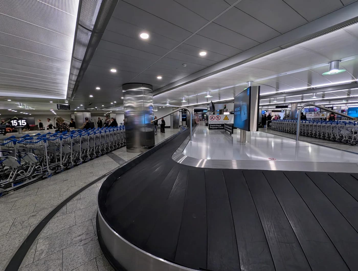 Baggage carousel at Zurich International Airport, shown as an airport reference