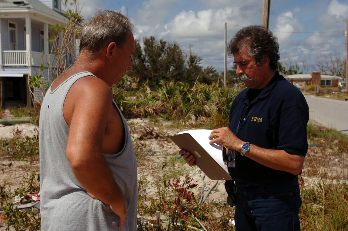 A FEMA property inspection in Florida, shown as a historic inspection reference