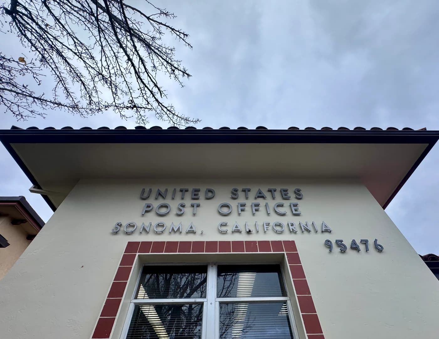 US Post Office building in Sonoma, California