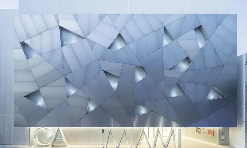 Fachada geométrica del Institute of Contemporary Art, Miami