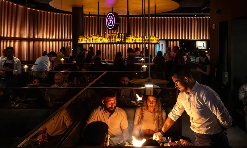 El comedor de COTE Miami en el Design District