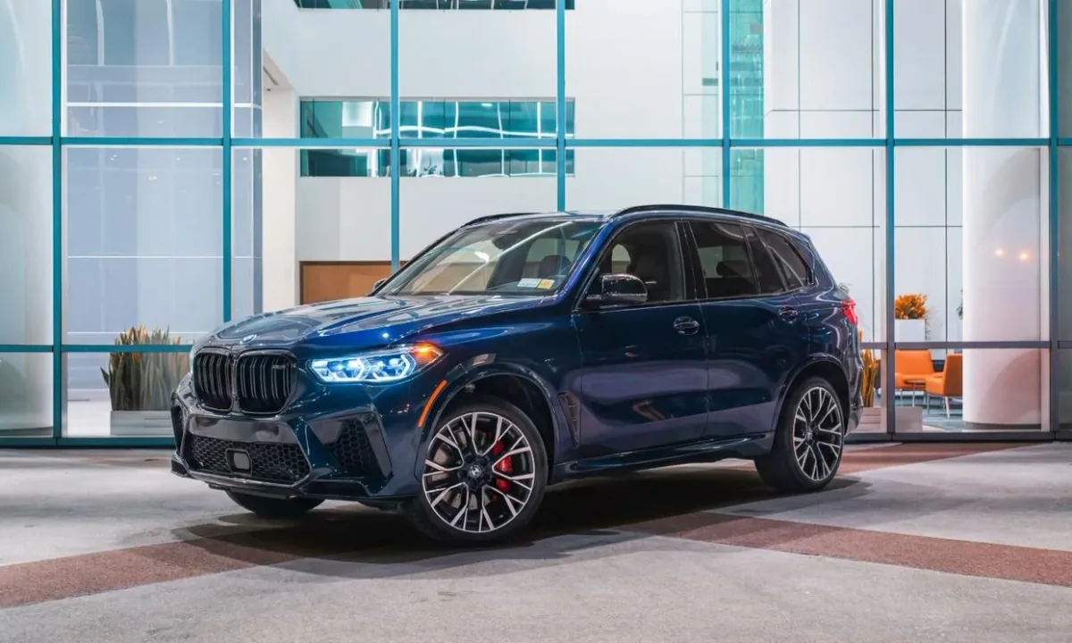 Dark blue BMW X5 M from Pugachev Luxury Car Rentals, Miami