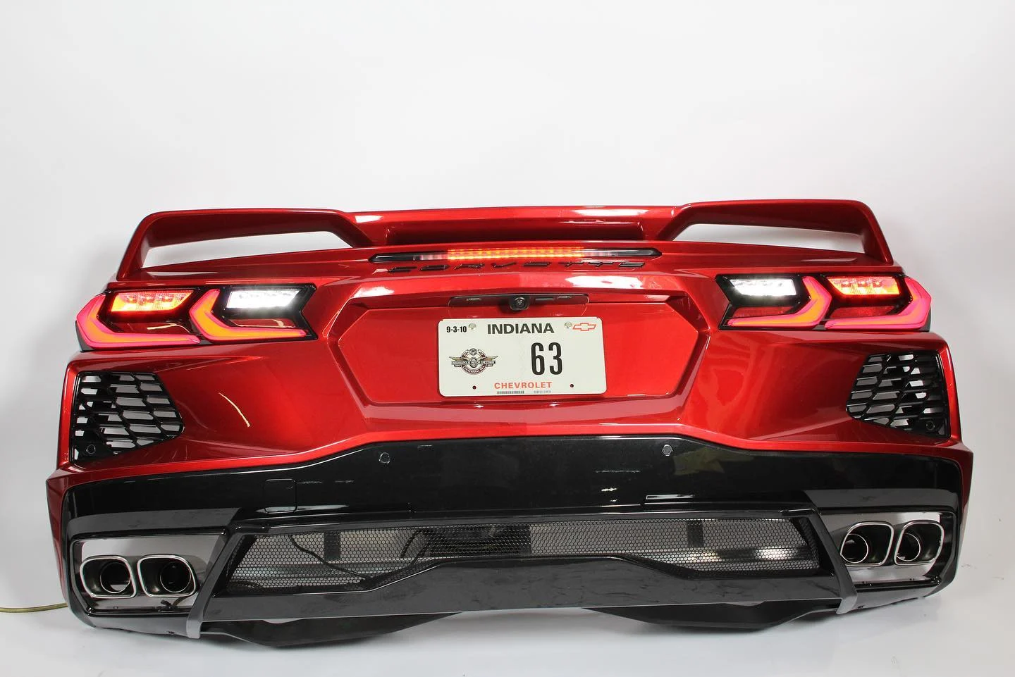 Arte mural Corvette C8 — vista del proyecto